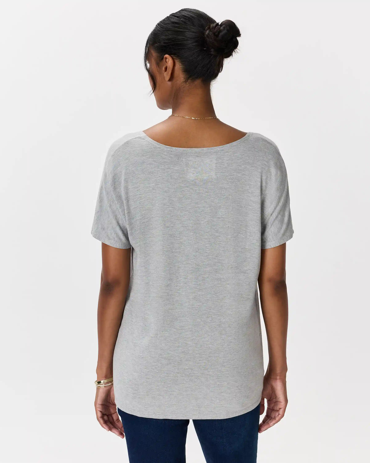 Bamboo Jersey Maternity Dolman Sleeve Tee (2-pack)