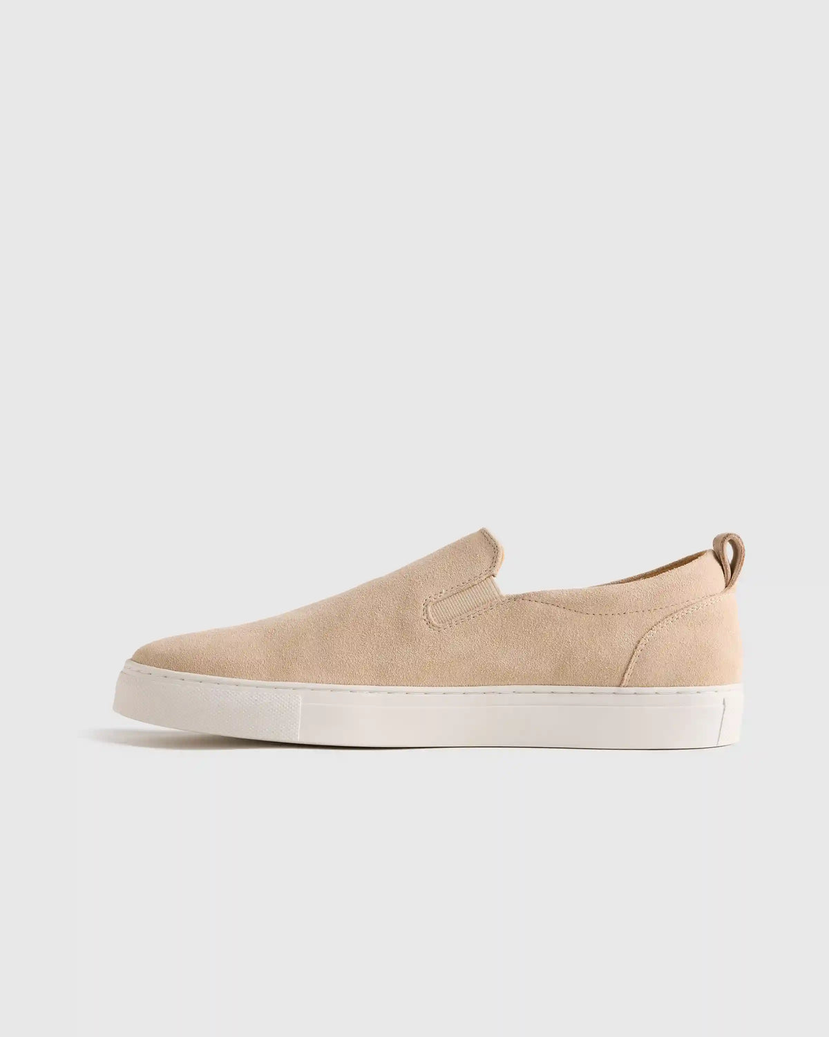 Italian Calfskin Suede Slip-On Sneaker