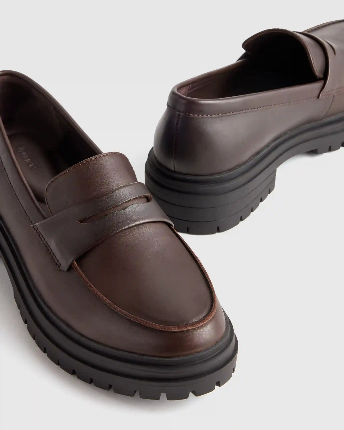 Italian Leather Lug Sole Loafer