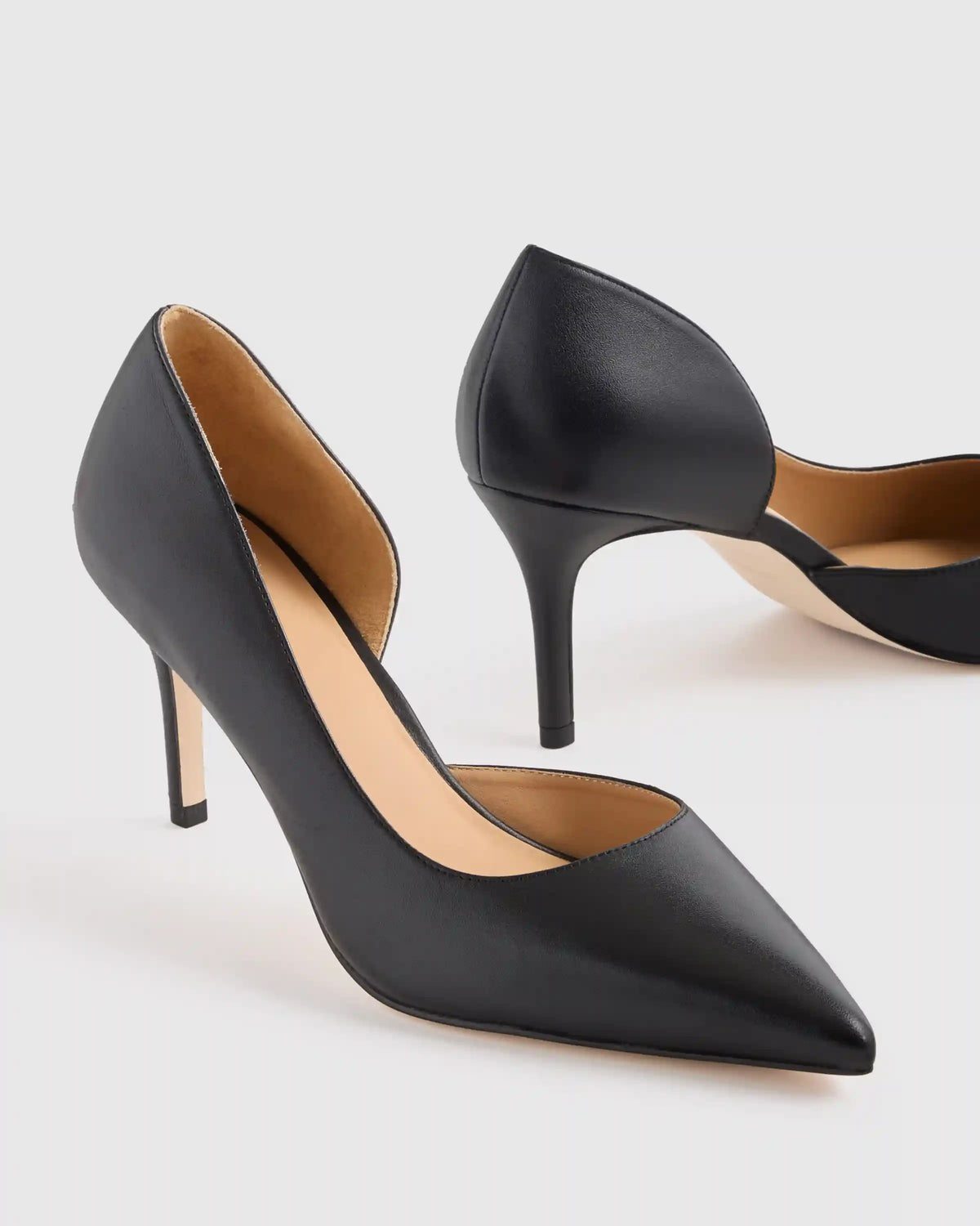 Italian Leather 75mm d'Orsay Pump