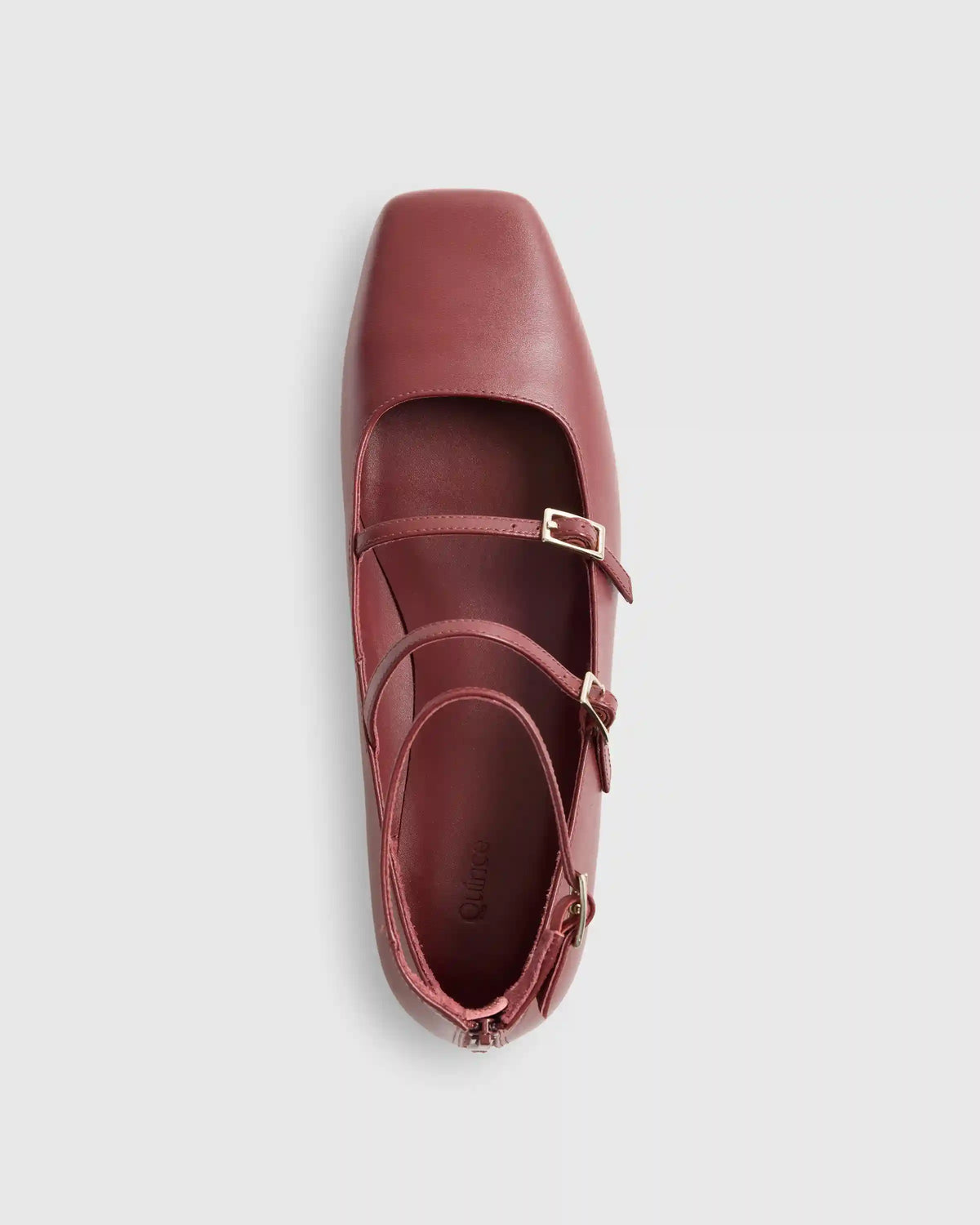 Italian Leather Strappy Ballet Flat