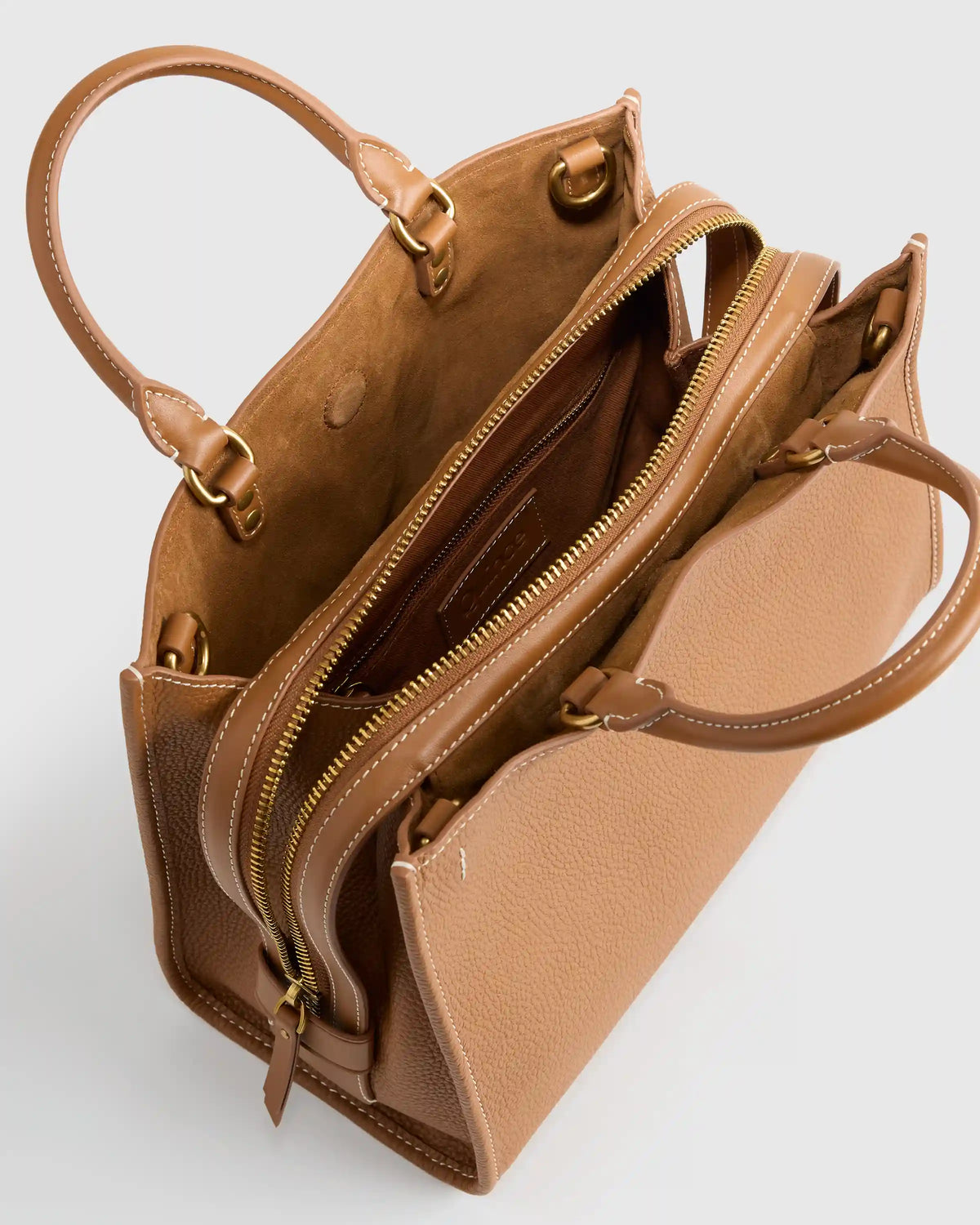 Italian Leather Medium Convertible Satchel