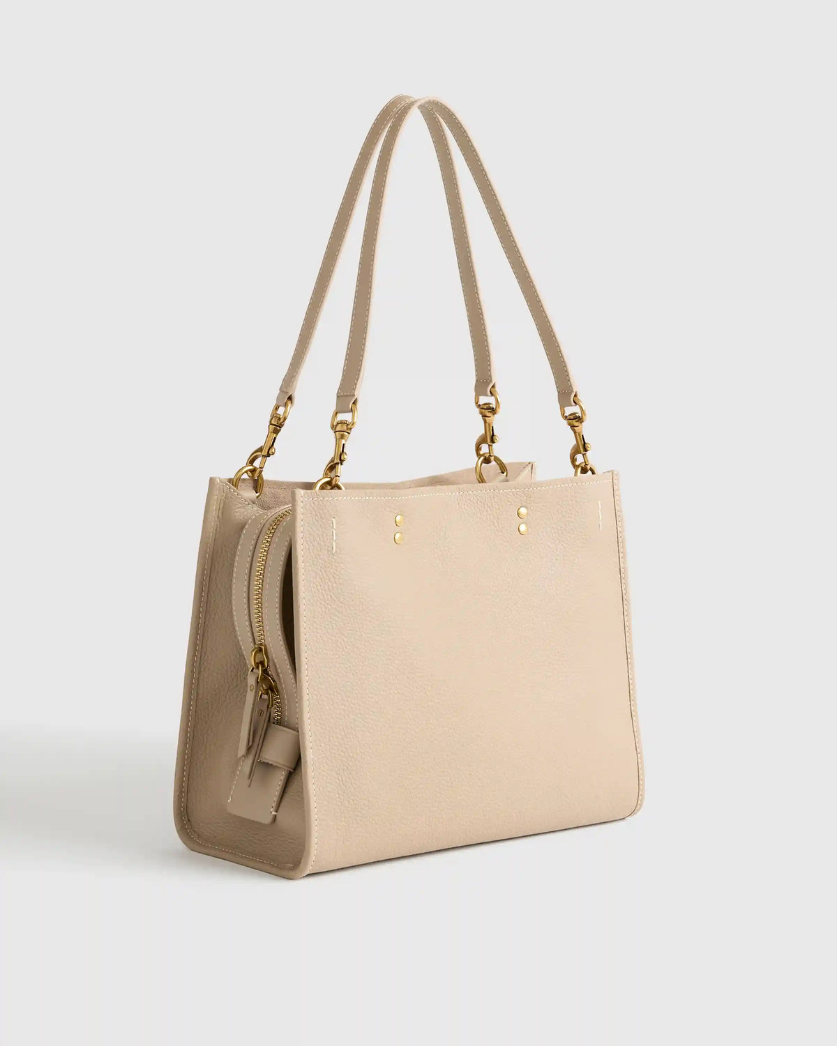 Italian Leather Medium Convertible Satchel