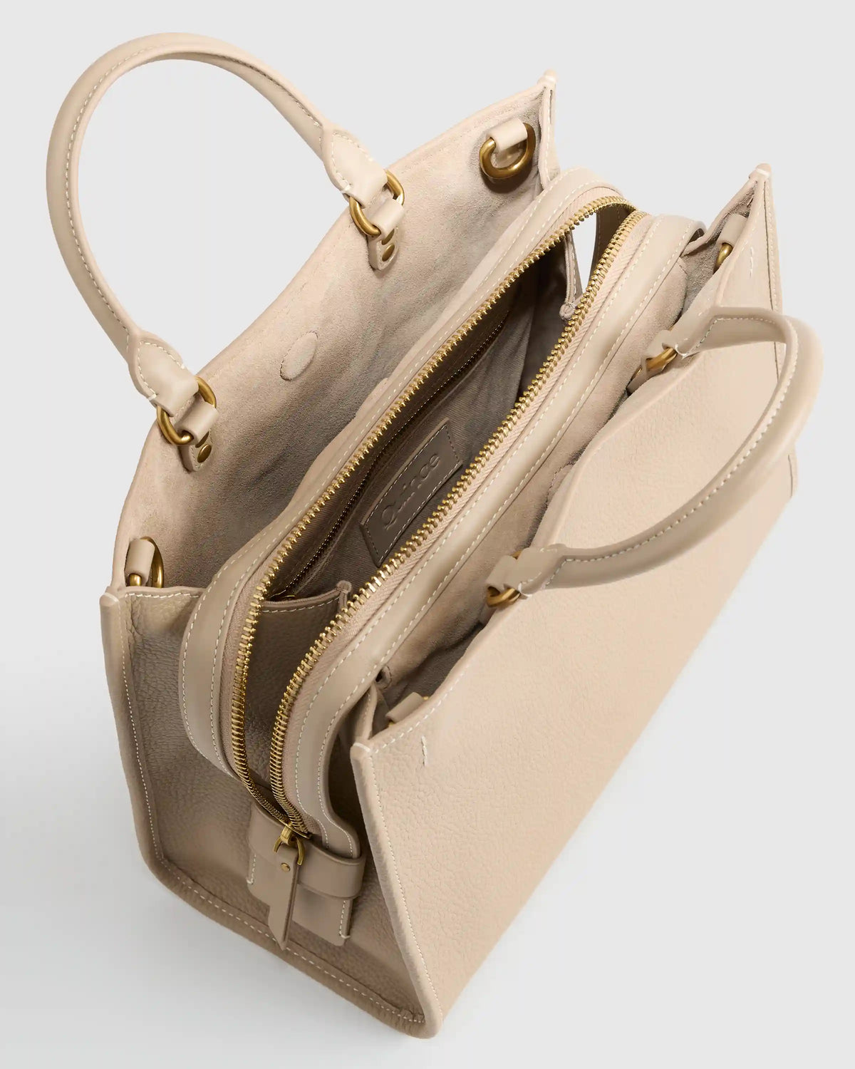 Italian Leather Medium Convertible Satchel