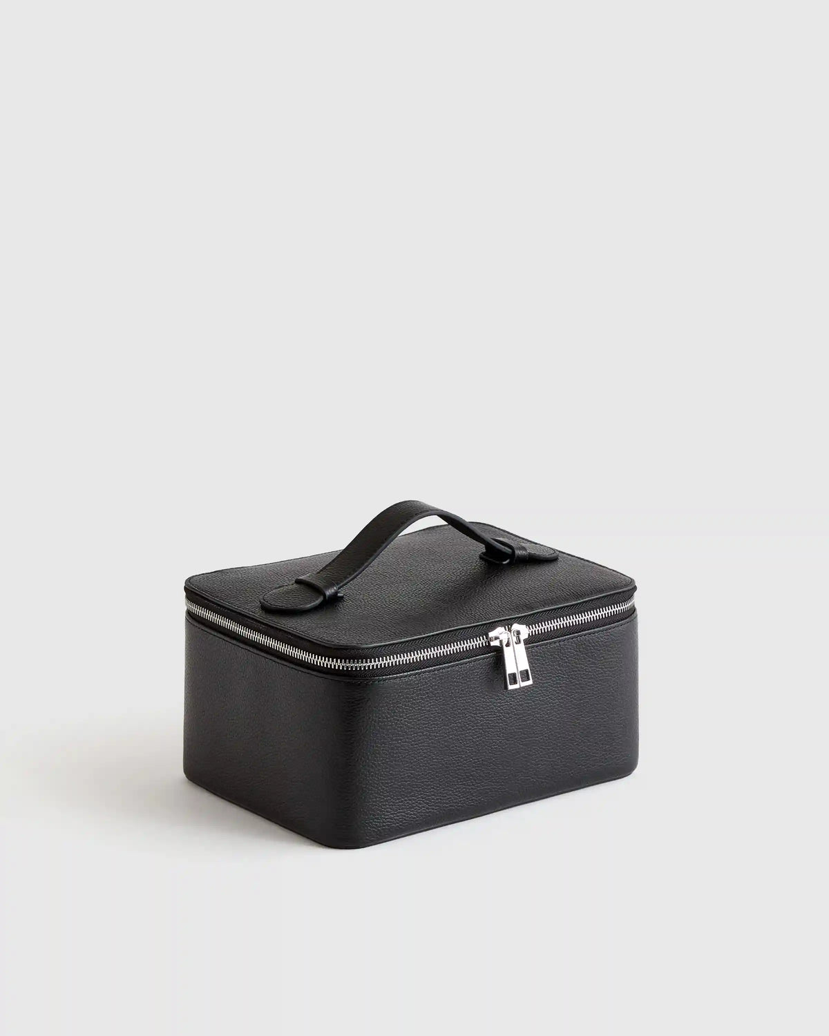 Italian Leather Travel Cosmetic Case