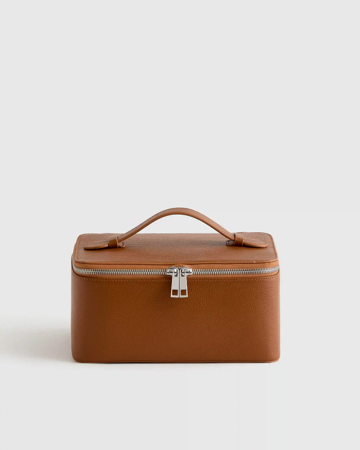 Italian Leather Travel Cosmetic Case
