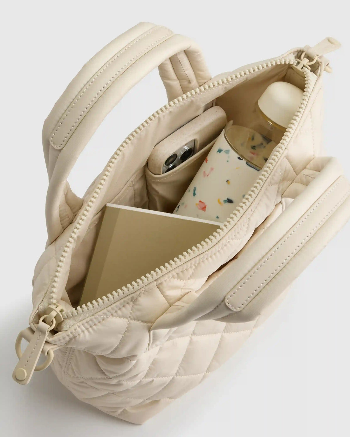 Transit Quilted Small Crossbody Tote
