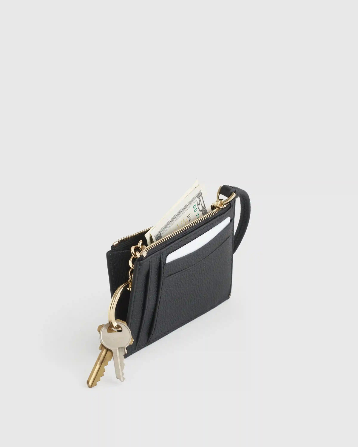 Italian Leather Card Case Wristlet