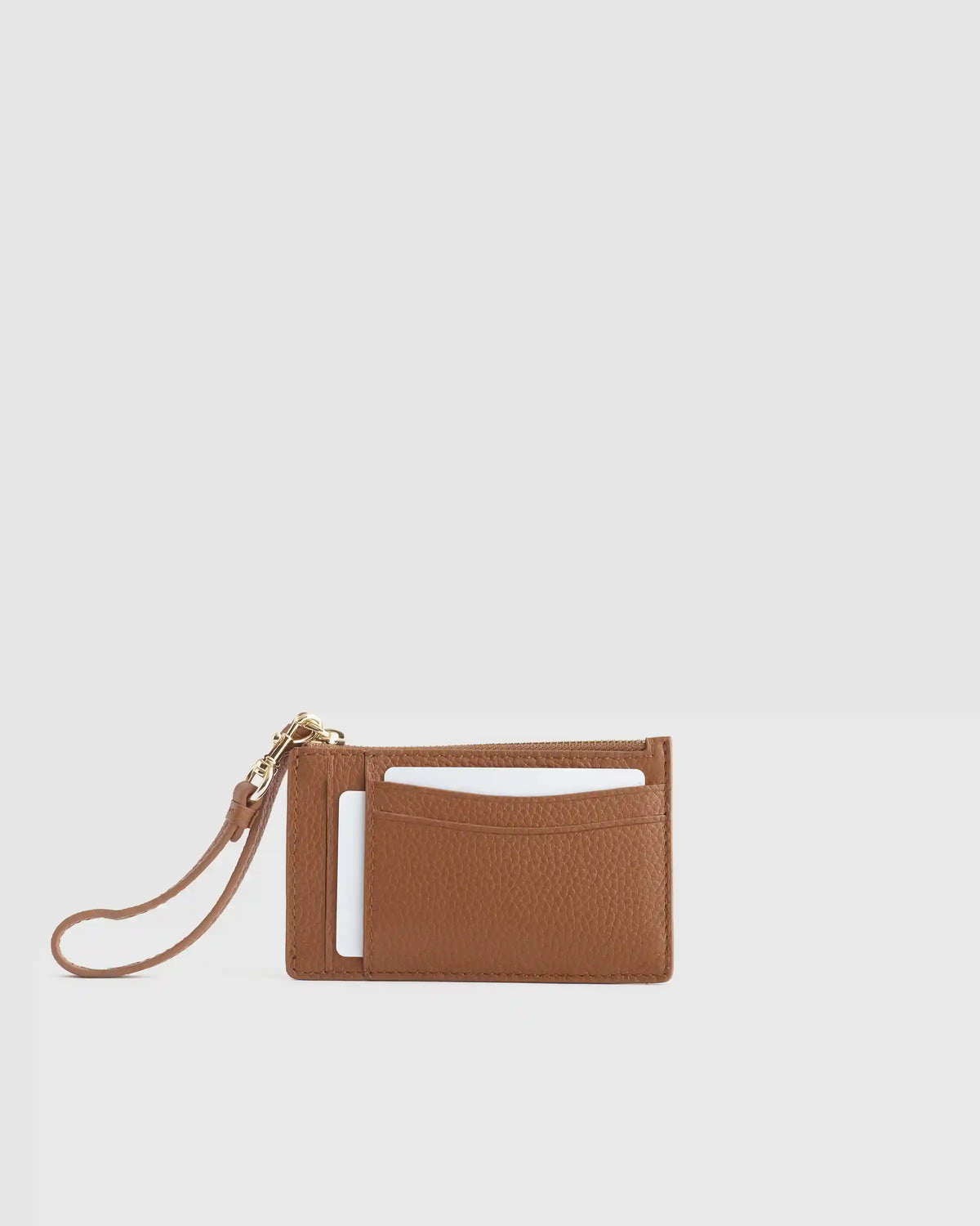 Italian Leather Card Case Wristlet