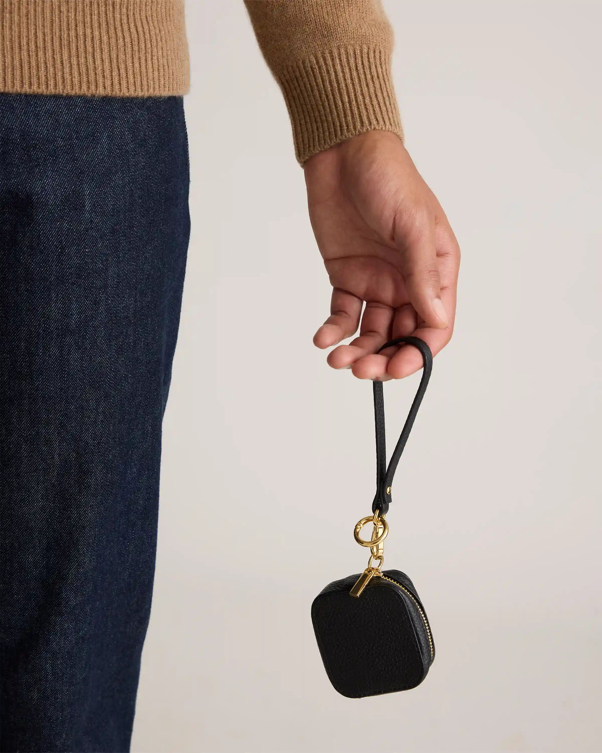 Italian Leather Zip Case