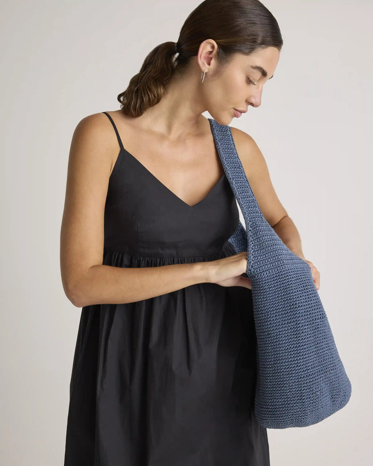 Hand Crochet Hobo Shoulder Bag