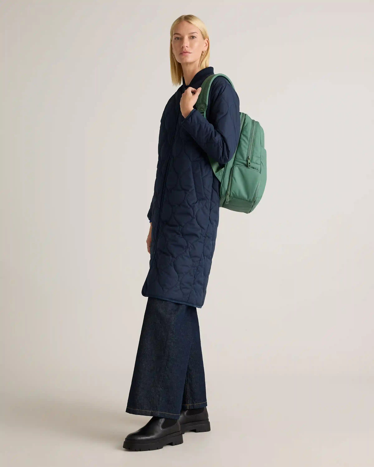 Water Repellent Puff Commuter Backpack