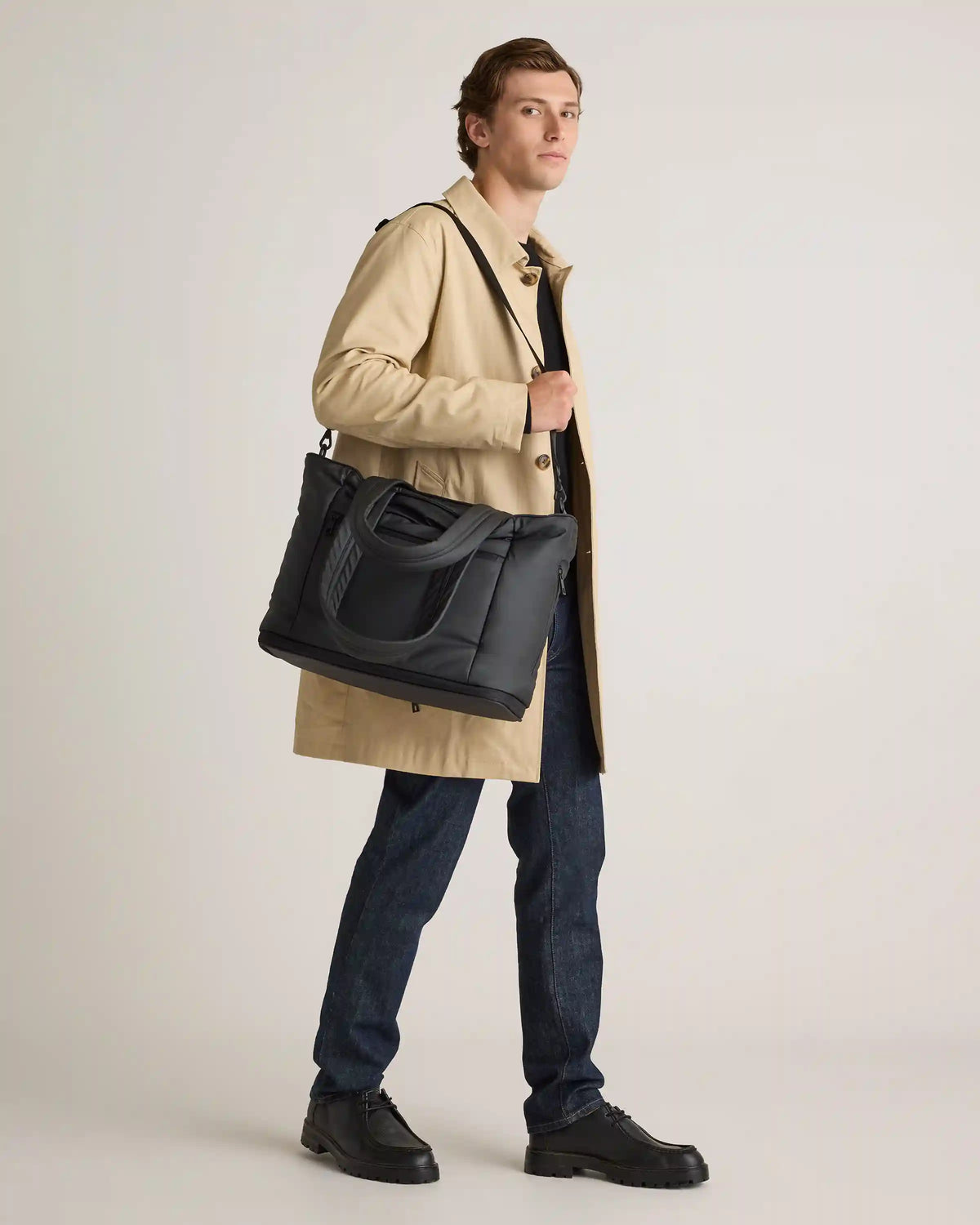 Water Repellent Puff Expandable Tote