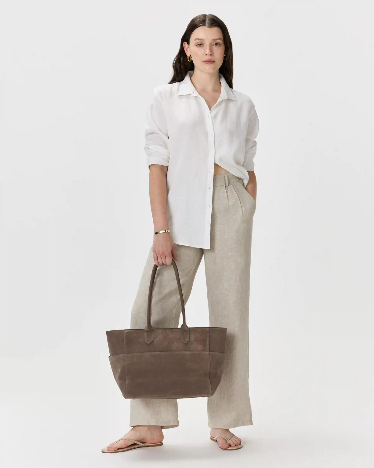 Hudson Suede Tote