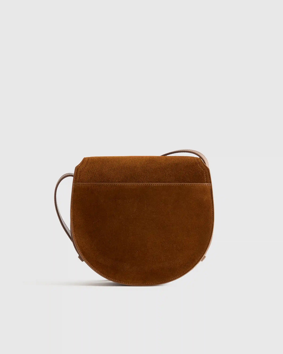 Italian Suede Saddle Bag