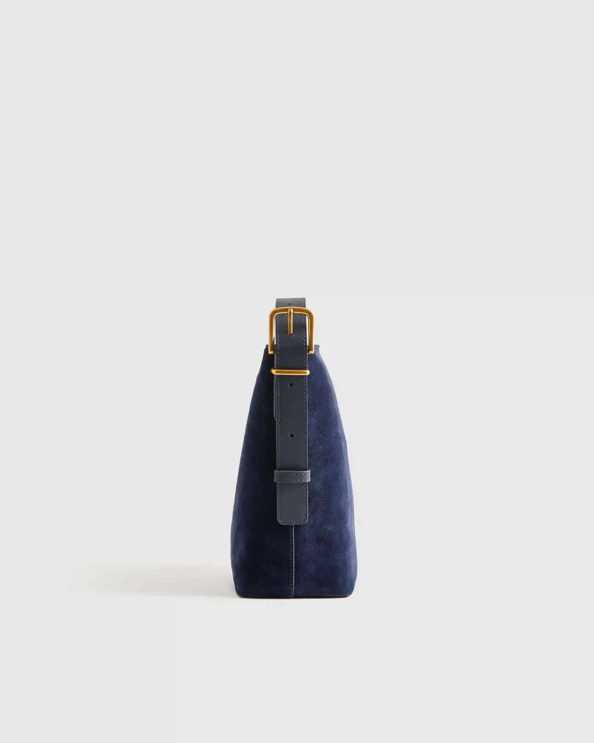 Italian Suede Bucket Crossbody