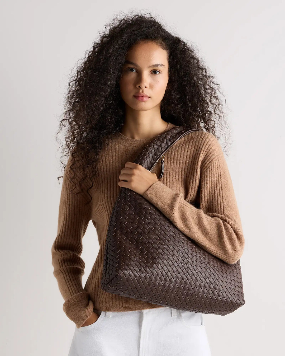 Elodie Handwoven Shoulder Bag