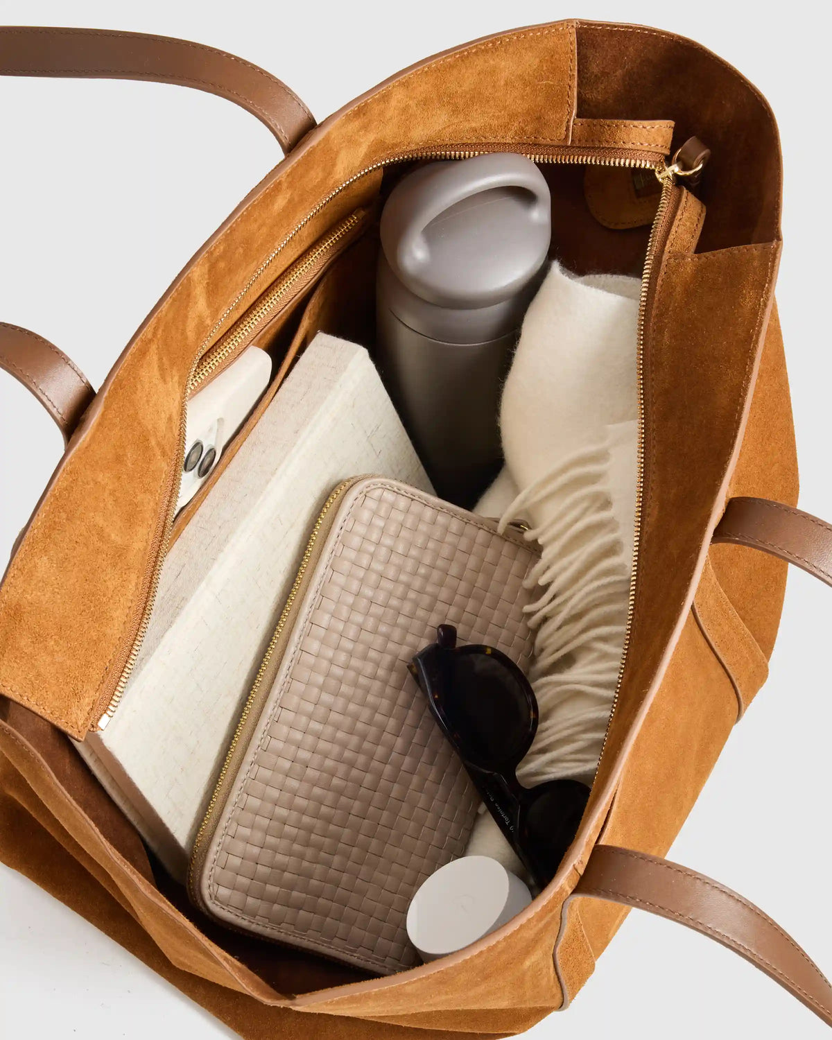 Italian Suede Everyday Tote