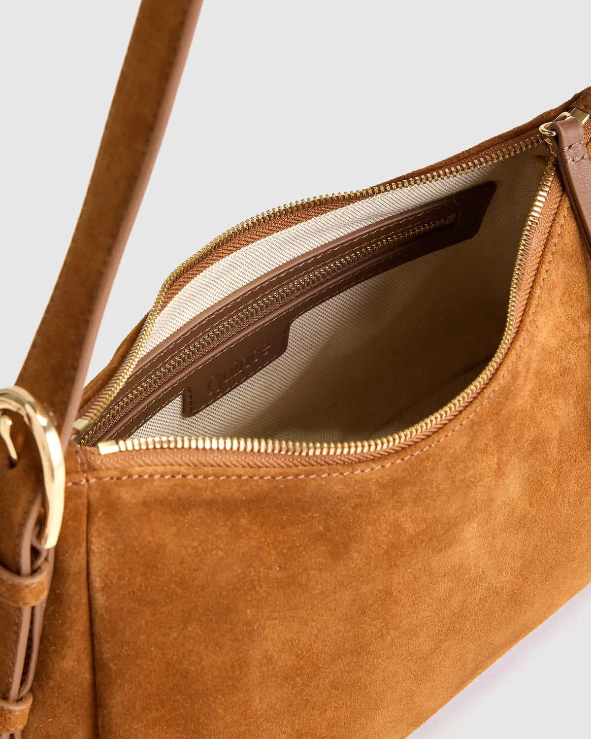 Sutton Suede Small Shoulder Bag