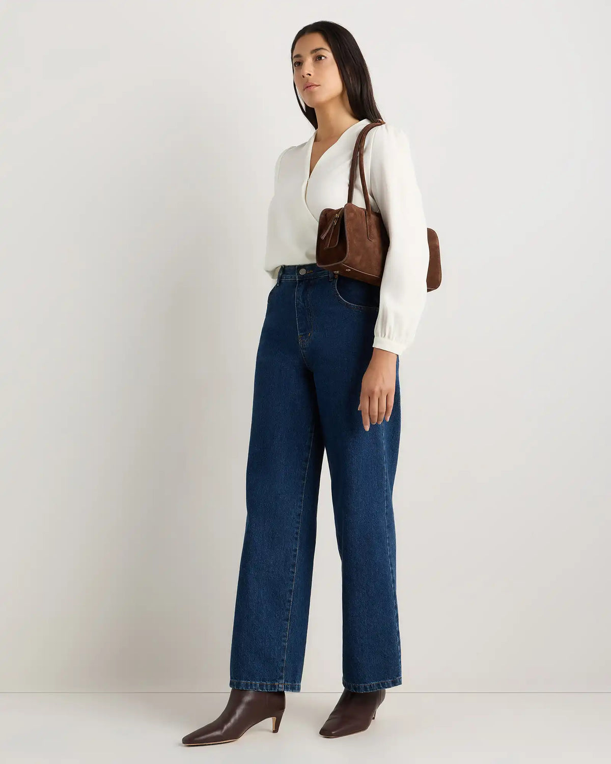 Bea Suede Shoulder Bag
