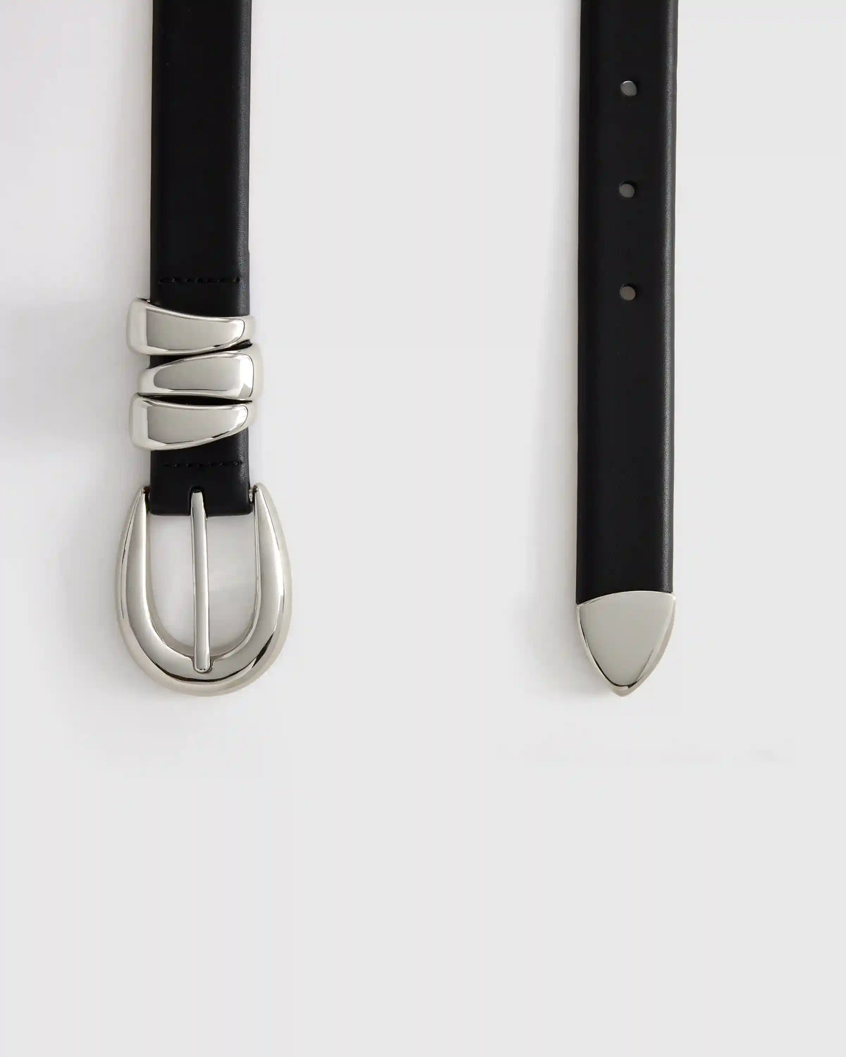 Elissa Triple Keeper European Leather Belt