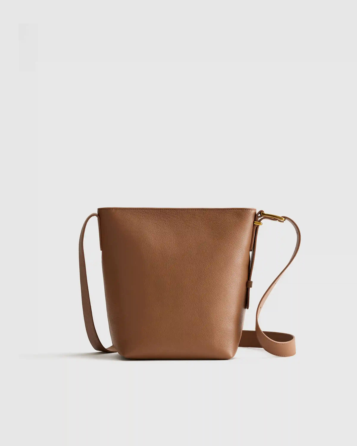 Italian Leather Bucket Crossbody