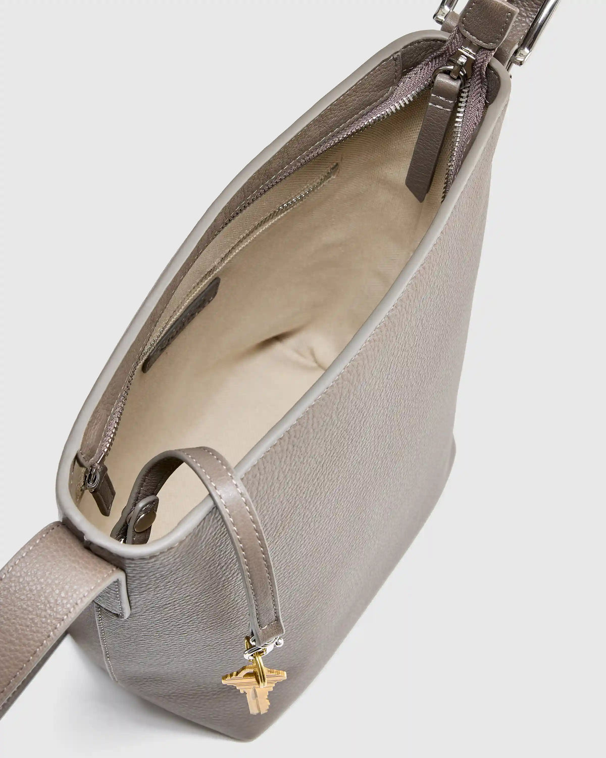 Italian Leather Bucket Crossbody