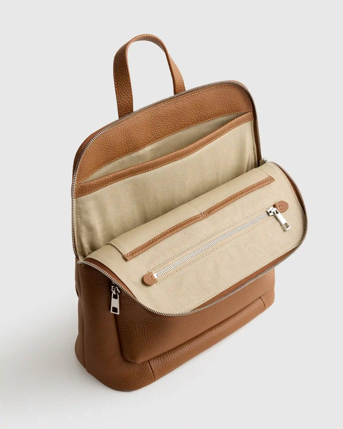 Italian Leather Convertible Backpack