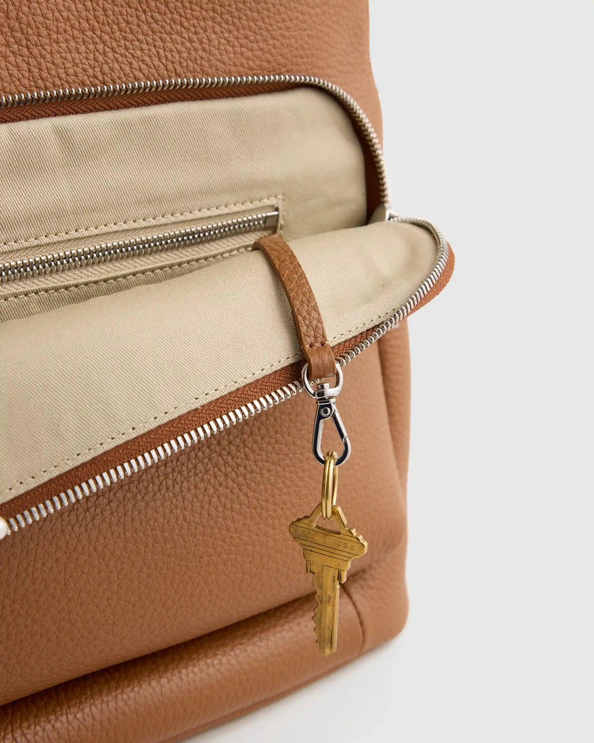 Italian Leather Convertible Backpack