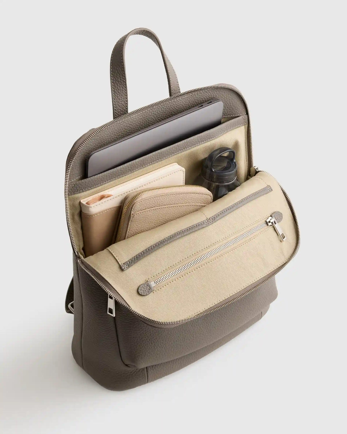 Italian Leather Convertible Backpack