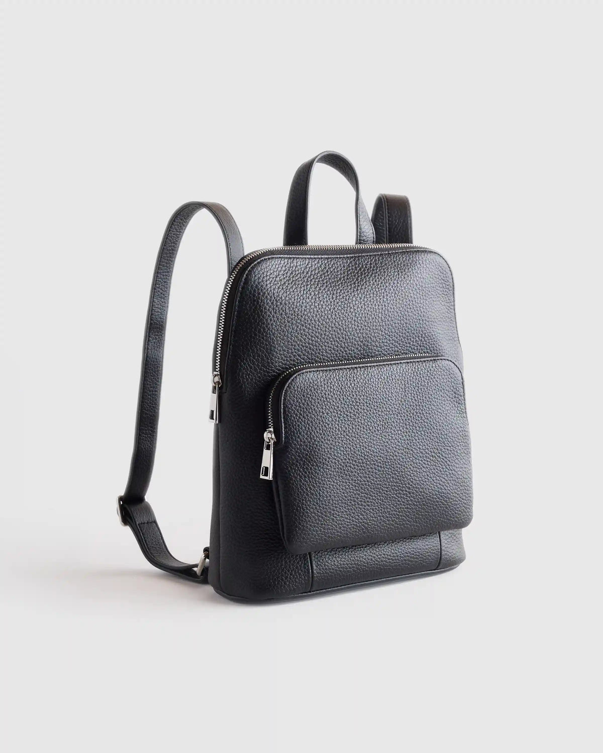 Italian Leather Mini Convertible Backpack