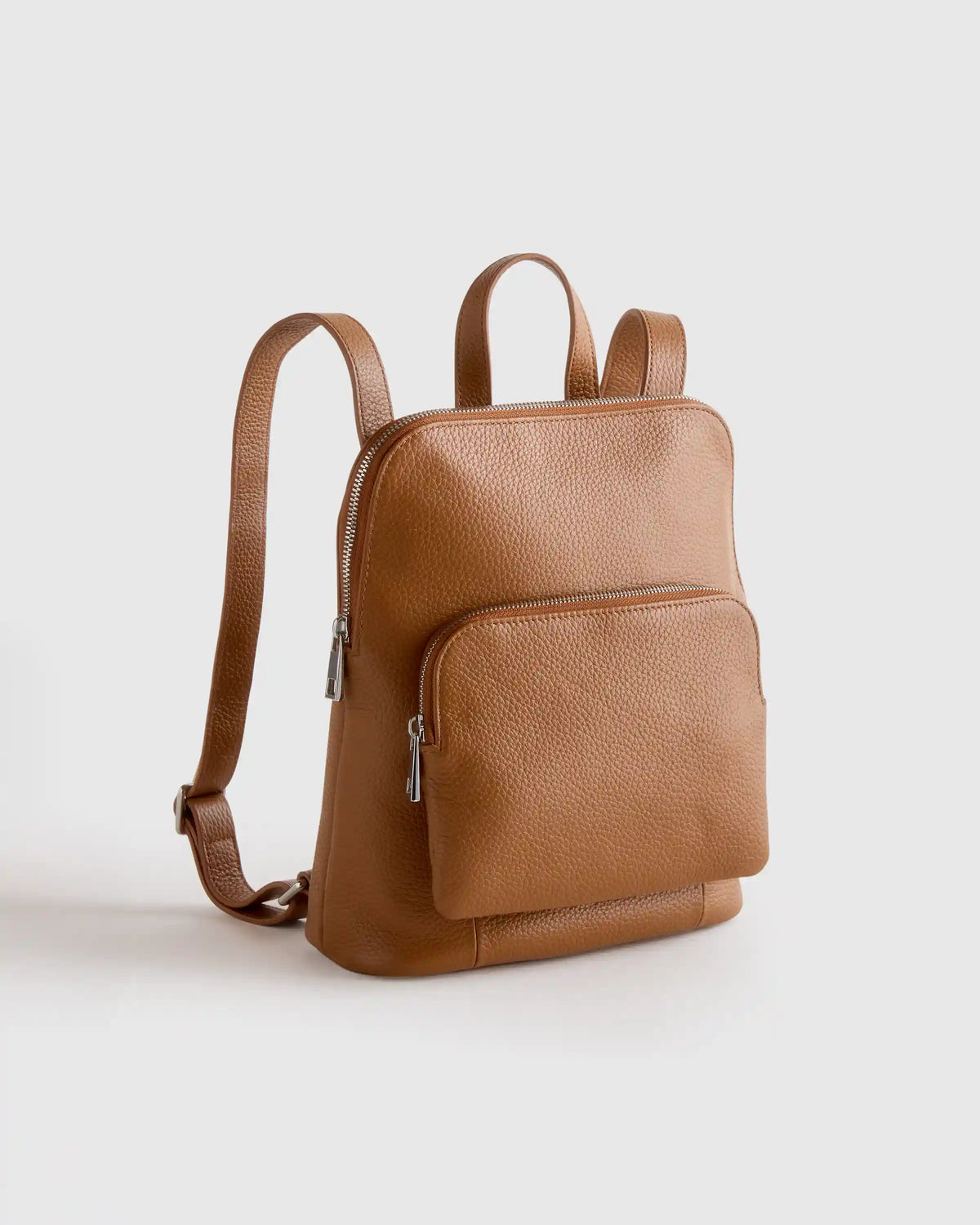 Italian Leather Mini Convertible Backpack