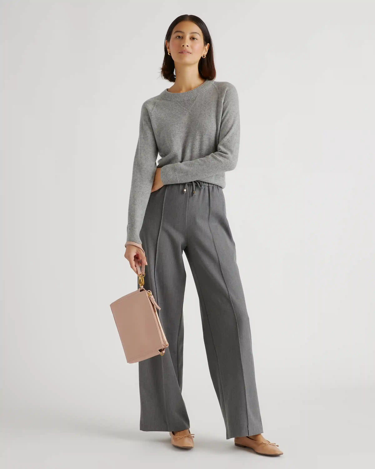 Italian Leather Triple Compartment Crossbody