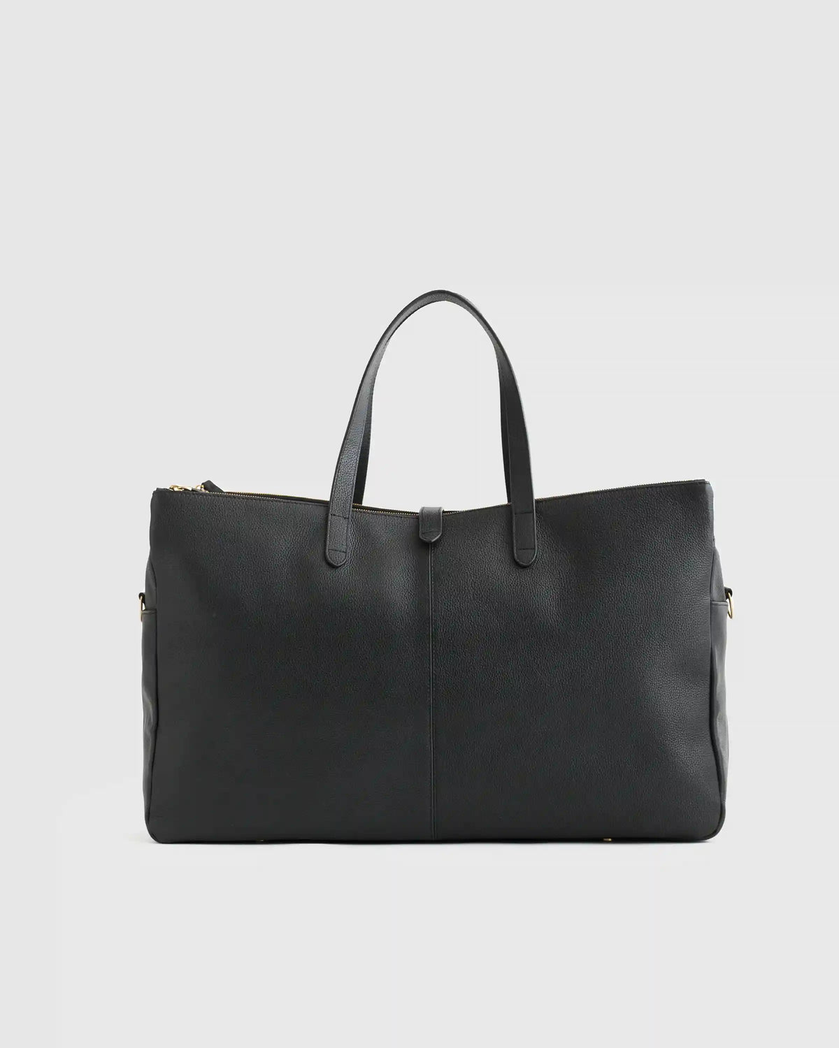 Italian Leather Triple Compartment Weekender