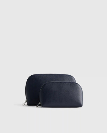 Italian Leather Pouch Travel Set