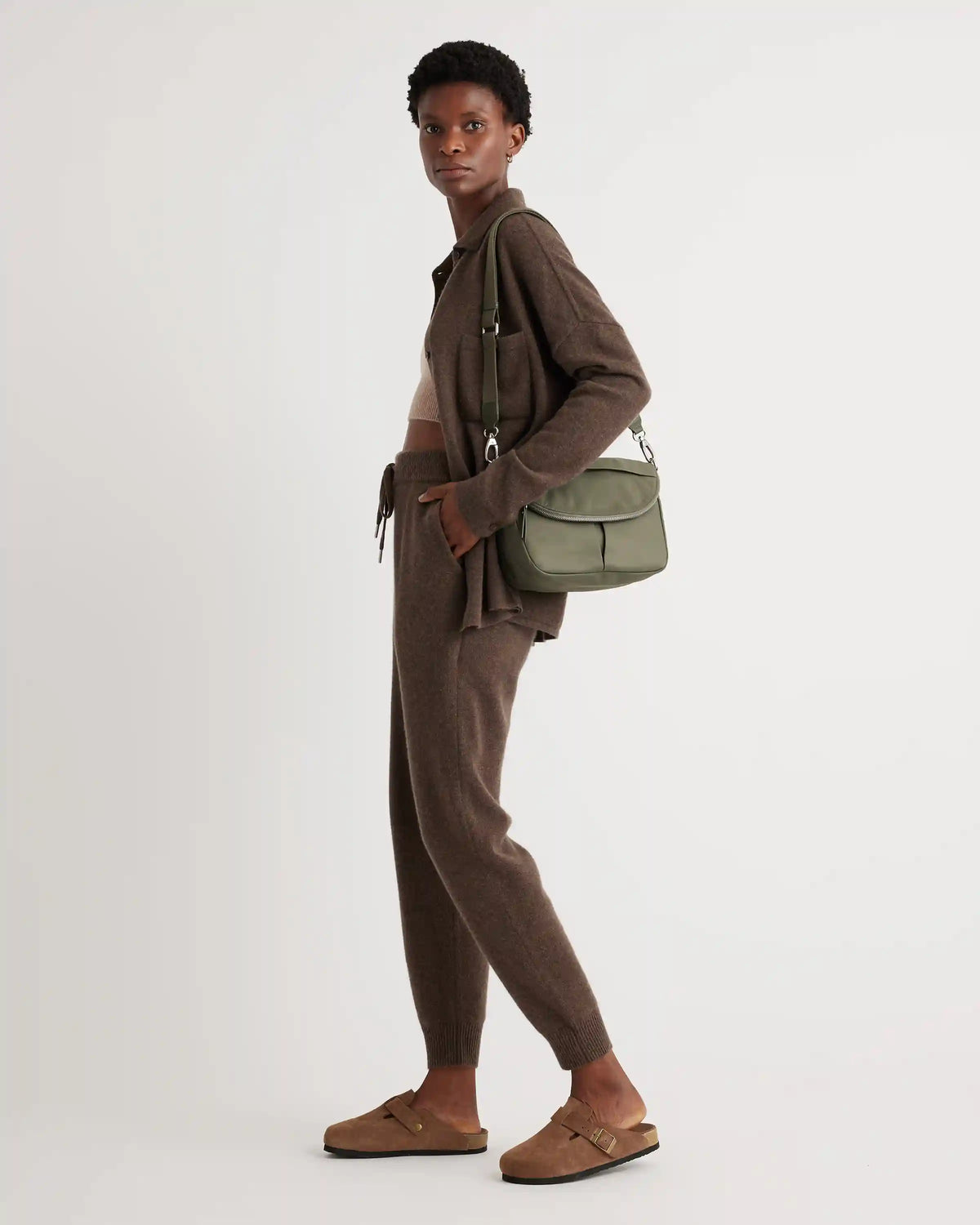 Revive Nylon Foldover Crossbody
