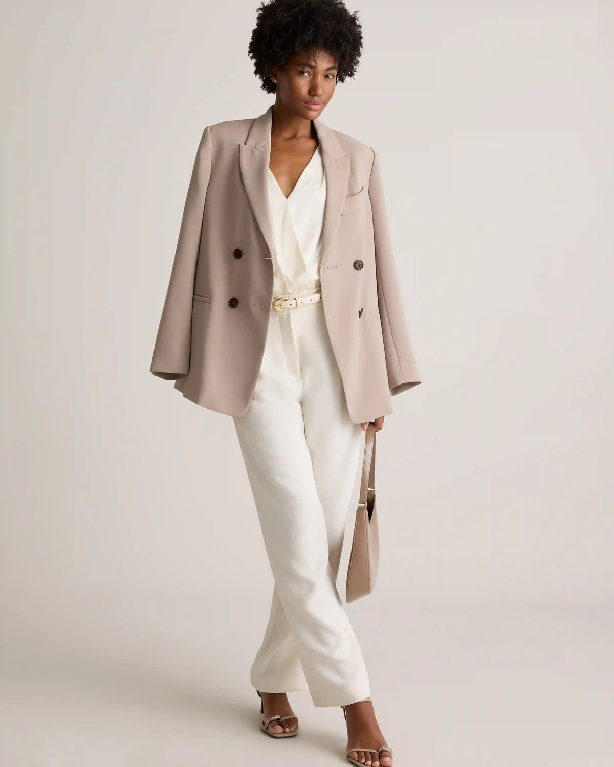 Washable Stretch Silk Surplice Bodysuit