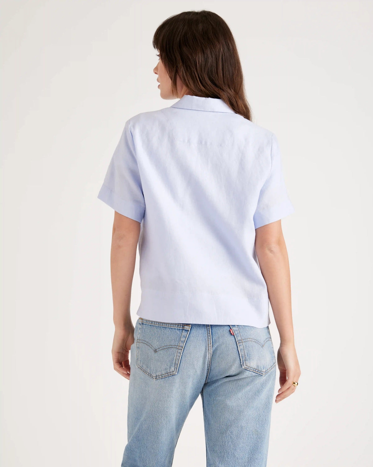 100% European Linen Short Sleeve Shirt