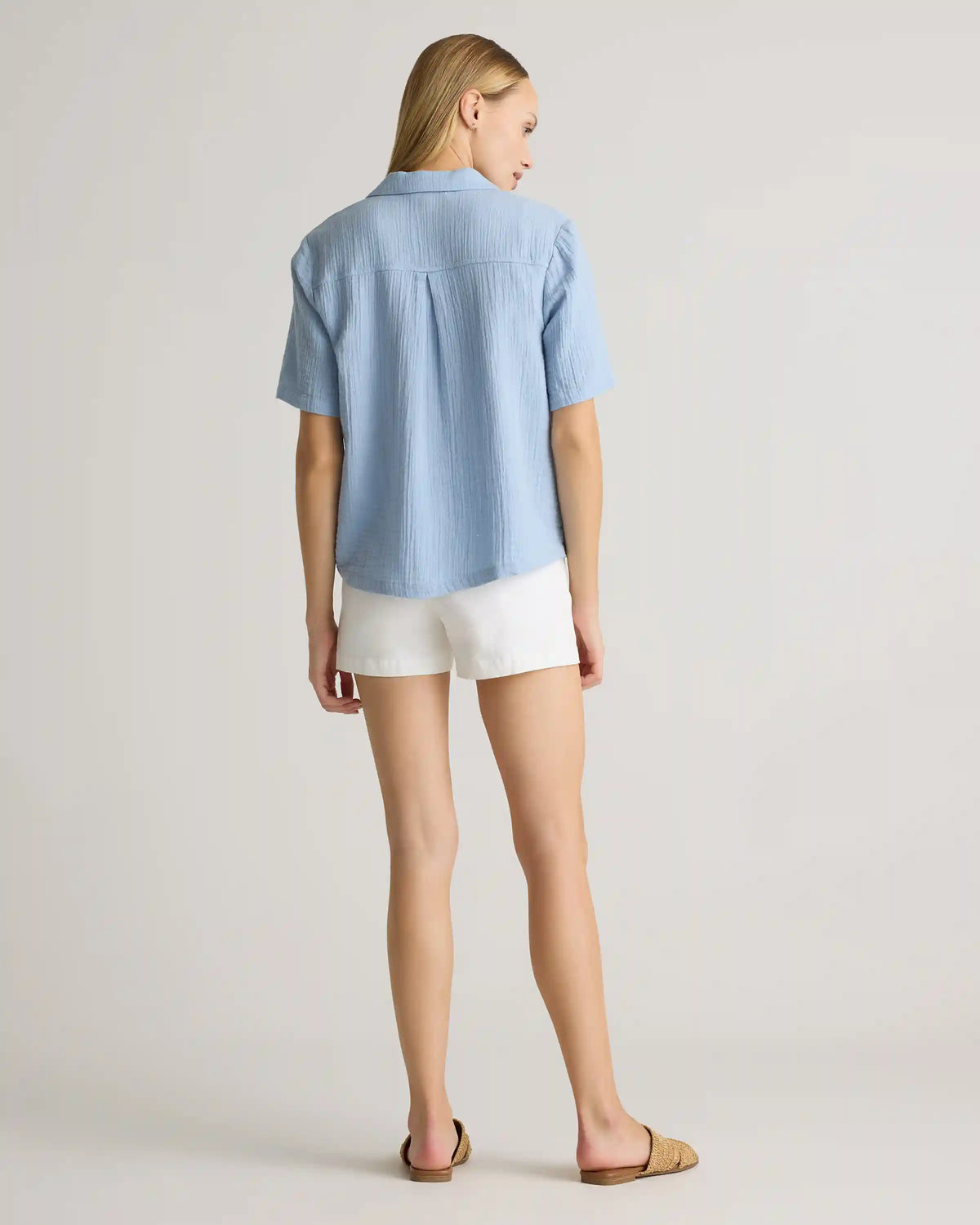 100% Organic Cotton Gauze Short Sleeve Shirt