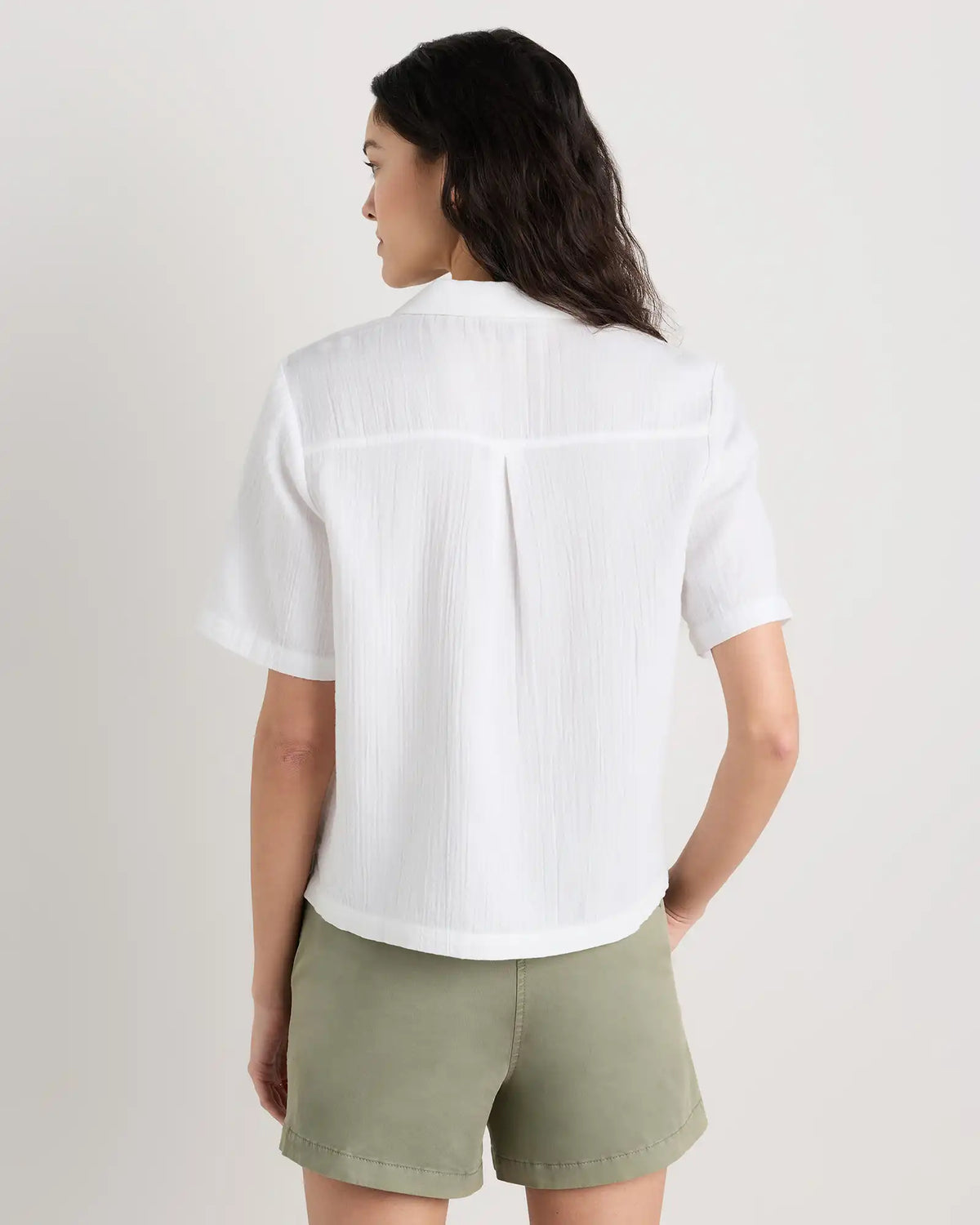 100% Organic Cotton Gauze Short Sleeve Shirt