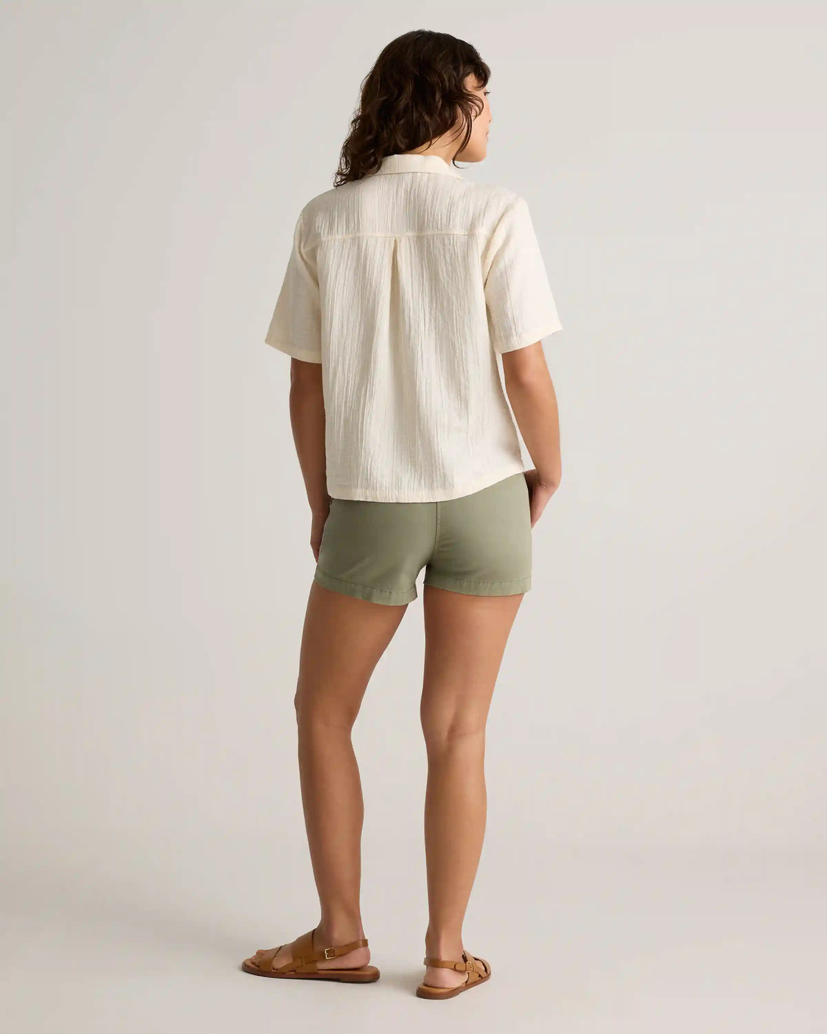 100% Organic Cotton Gauze Short Sleeve Shirt