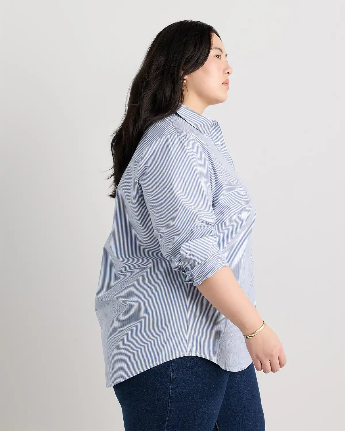 100% Organic Cotton Poplin Long Sleeve Shirt