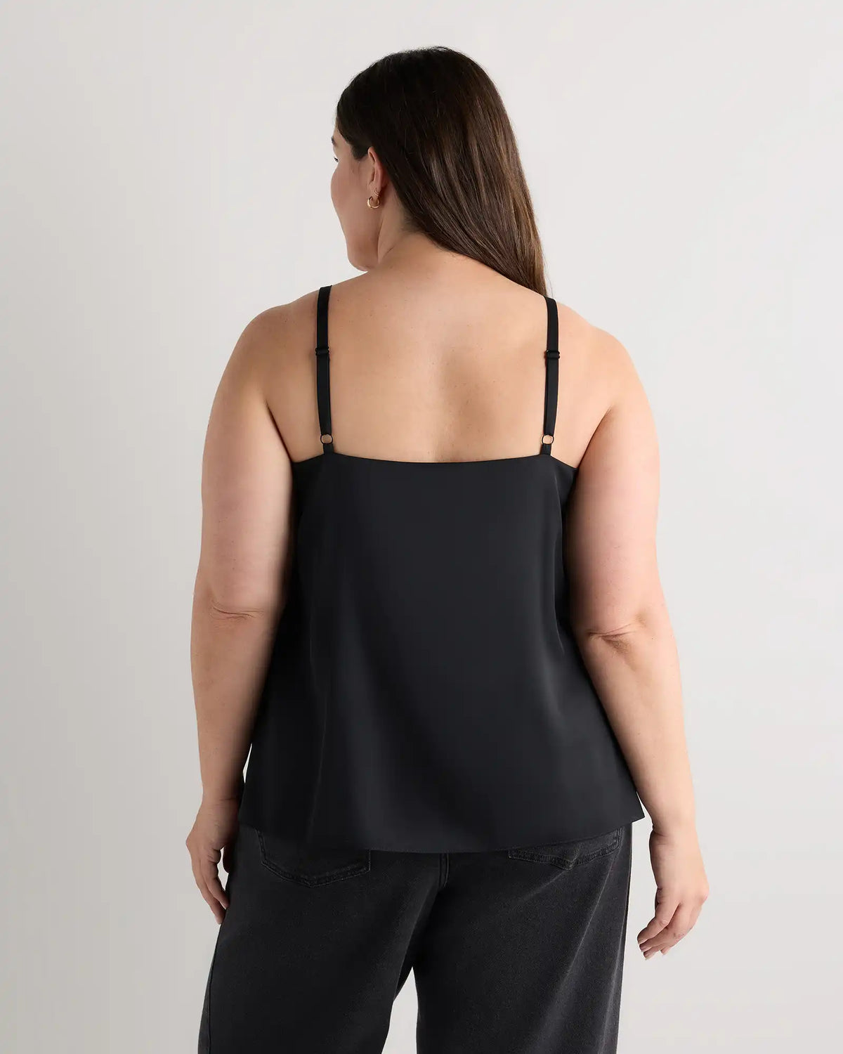 Washable Stretch Silk V-Neck Cami