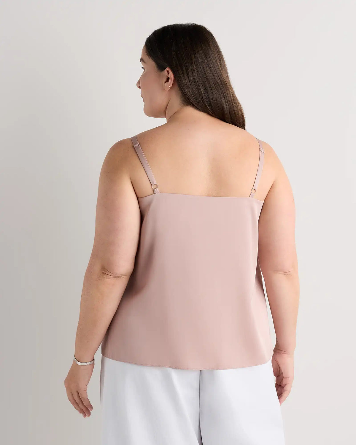 Washable Stretch Silk V-Neck Cami