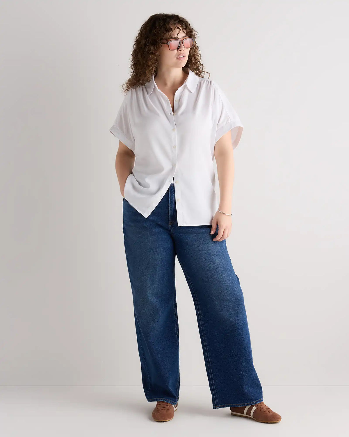 Vintage Wash Tencel Camp Shirt