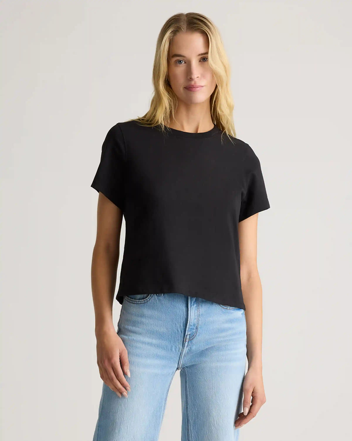 100% Organic Cotton Boxy Crewneck Tee