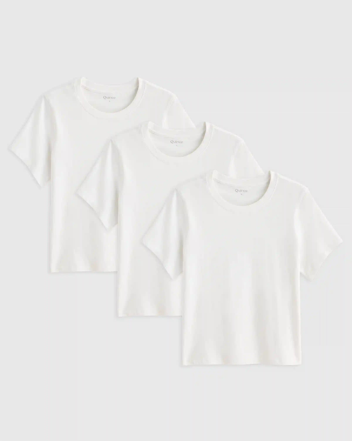 100% Organic Cotton Boxy Crewneck Tee (3-Pack)