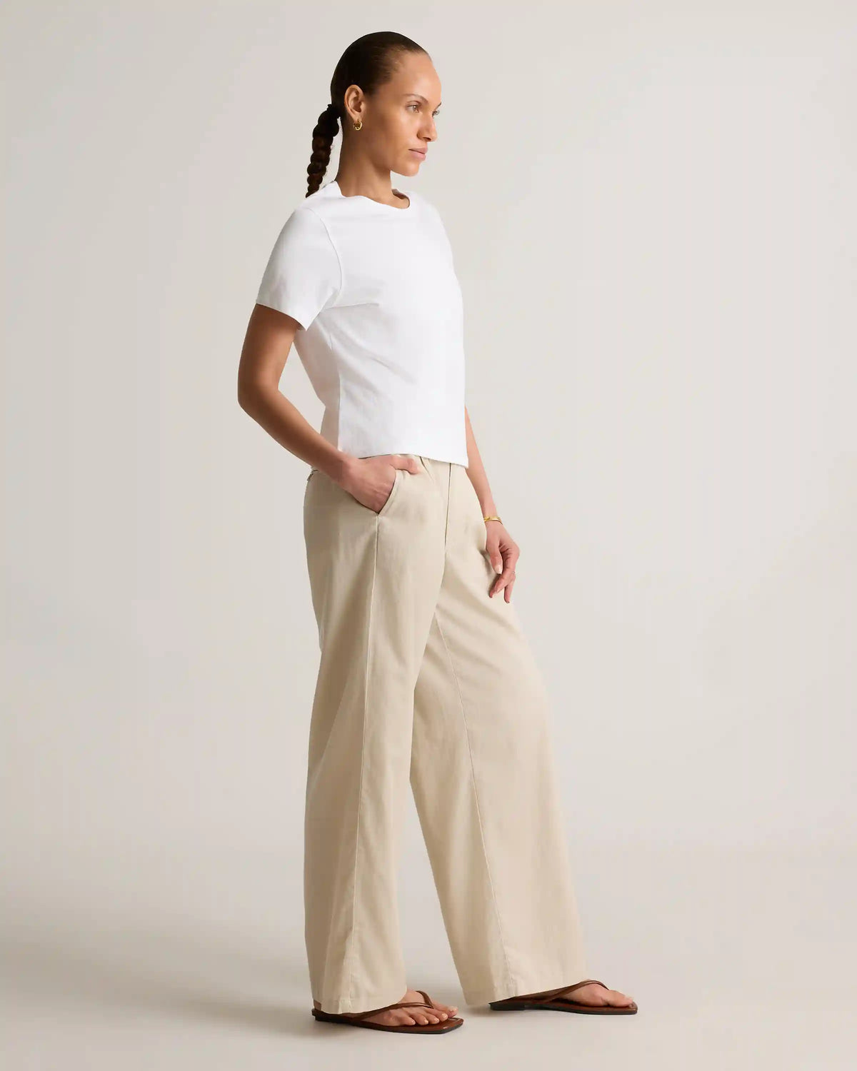 100% Organic Cotton Boxy Crewneck Tee
