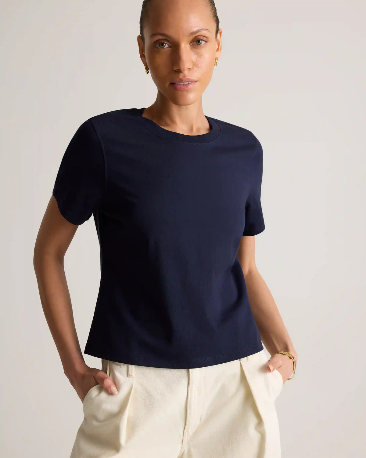 100% Organic Cotton Boxy Crewneck Tee (3-Pack)