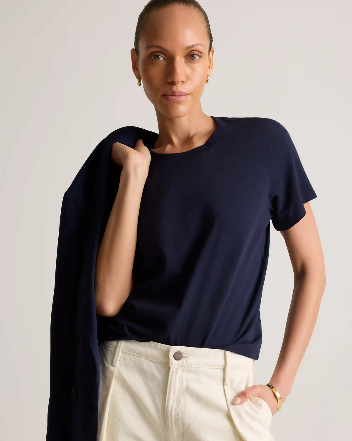 100% Organic Cotton Boxy Crewneck Tee (3-Pack)